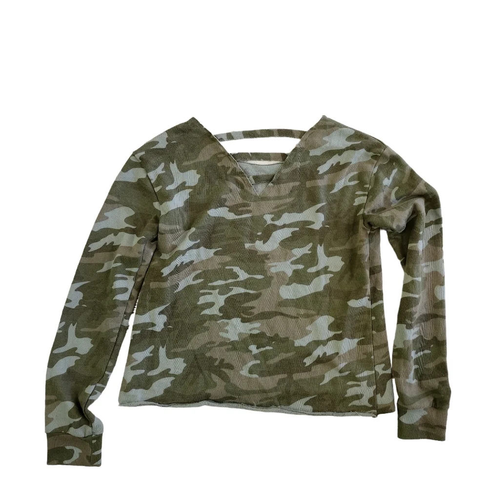 Girls Justice Camouflage shirt size 7